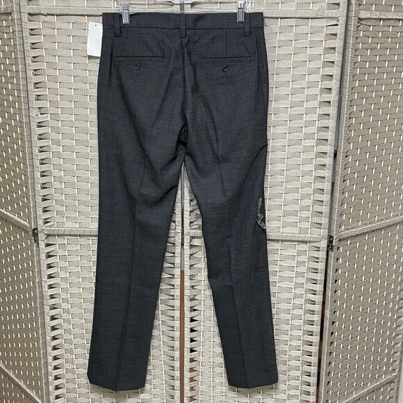 Gap SLIM FIT WOOL BLEND TROUSER PANTS Men’s Size 30x32 Gray Herringbone NEW - Picture 2 of 12